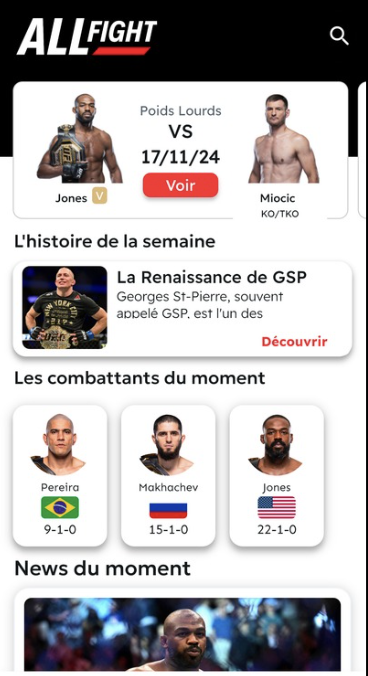 AllFight app